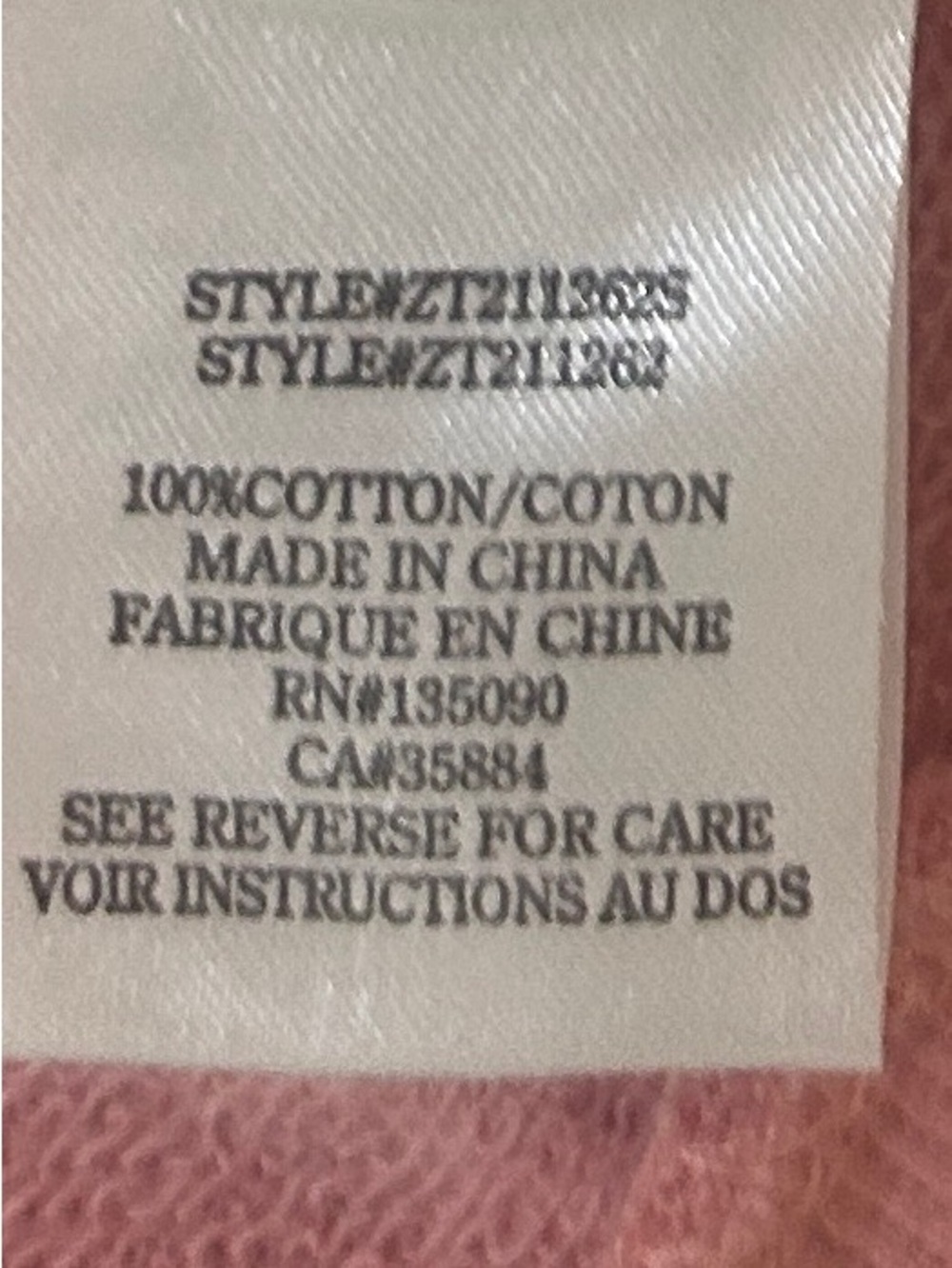 Z Supply pale Pink Puff-Sleeve 100% cotton Sweatshirt size medium - Picture 8 of 8